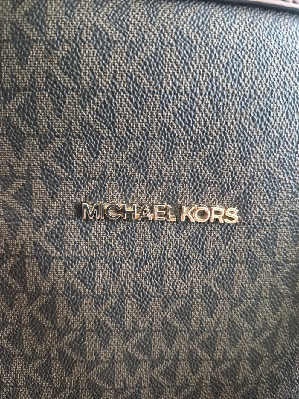 Michael Kors Men’s Brown Logo Travel Duffel Bag